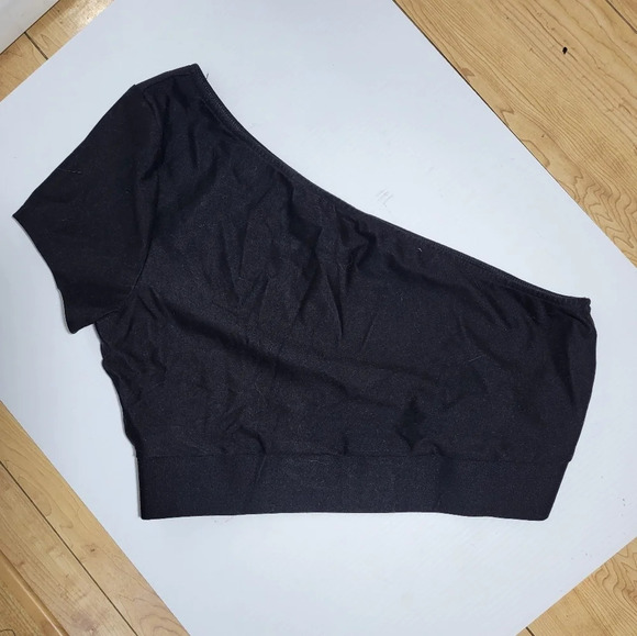 ❤️ 3 for $35 Victoria's Secret sport one shoulder short sleeve crop top medium - Picture 2 of 6